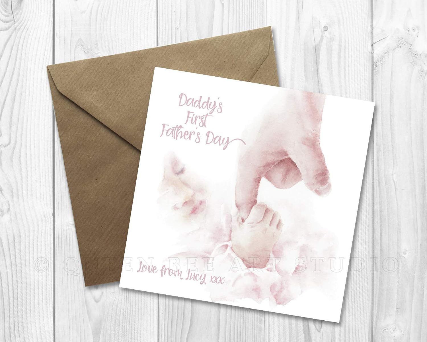 first father's day card from baby girl