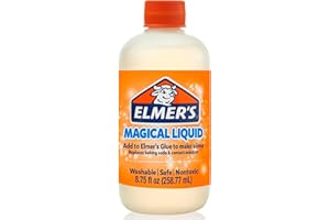 Elmer's Magical Liquid, Slime Activator Solution, Updated Formula for Double Slime Output, Safe, Washable, 8.75 fl oz - Kids Activity, Arts & Crafts, #1 Teacher Brand