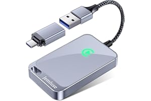 Jemluse Wireless CarPlay Adapter for Apple - Stable Fast Connection for Convert Factory Wired to Wireless CarPlay Dongle Cars for iPhone - No Latency from iOS 10+ to Screen w/USB C (Sliver White)