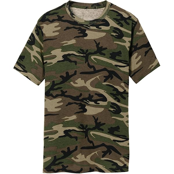 Amazon.com: RTRDE Mens T Shirts Casual, Camo T-Shirts with Pockets