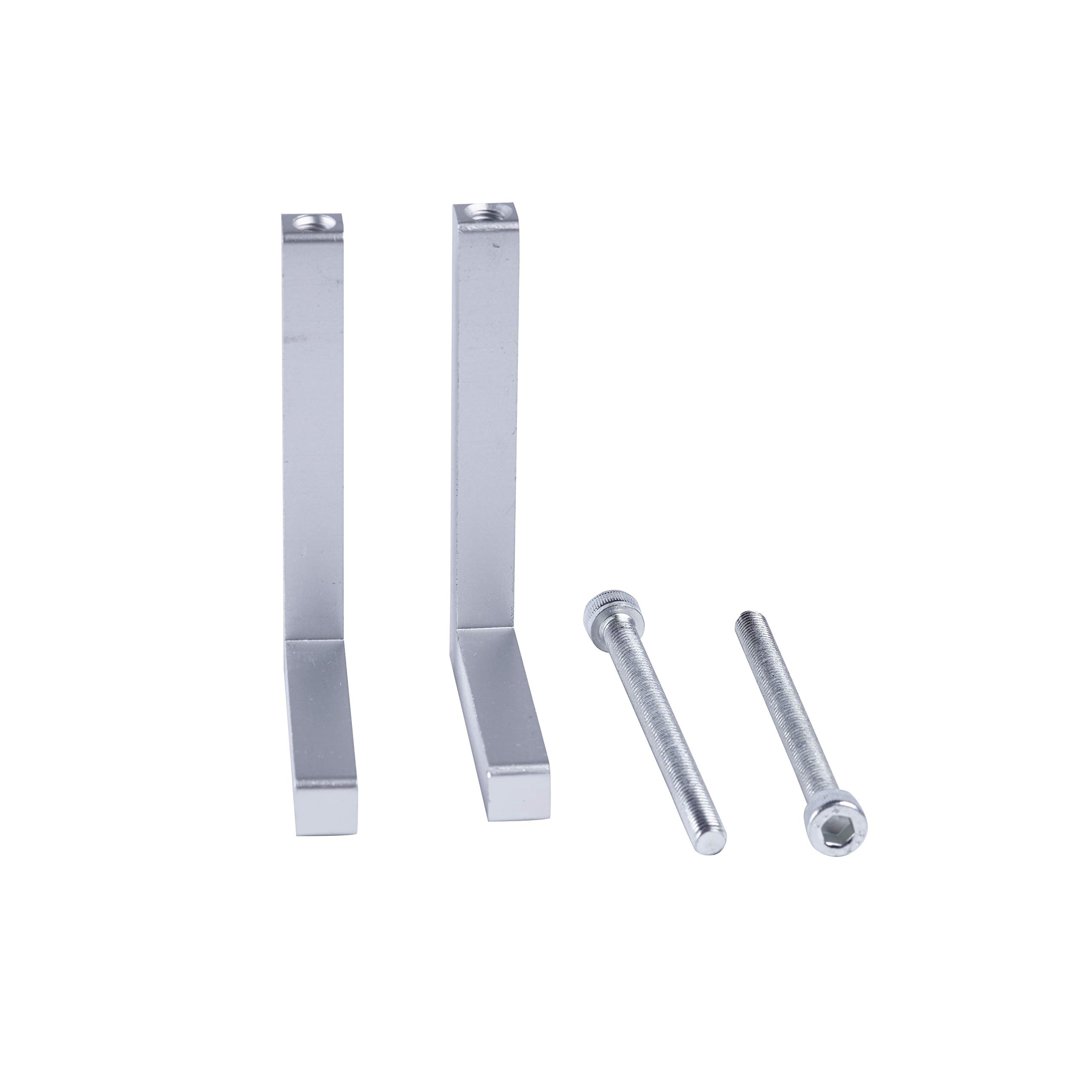 Schneider Electric Mita - Mounting Bracketsf for On-Desk Unit, for Socket Box, INS94002, Anodised Aluminium