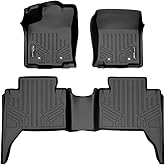 MAXLINER Custom Fit Floor Mats 2 Row Liner Set Compatible with 2018-2023 Toyota Tacoma