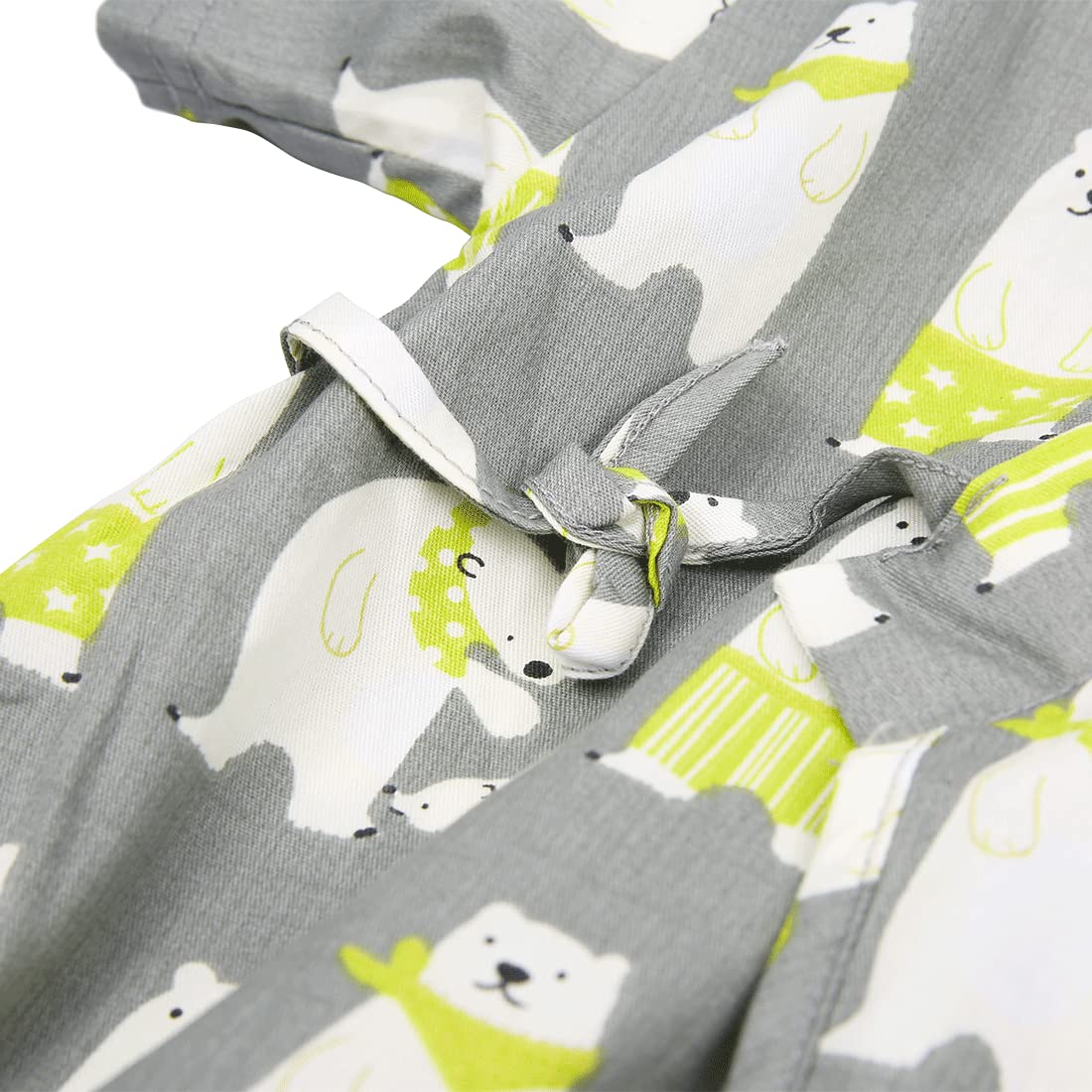 PAUBOLI Baby Kimono Onesie Cotton Infant Sakura Japanese Pajamas