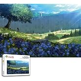 WSRXDMSN Anime Jigsaw Puzzles Adults 1000 Pieces Wooden Collage Puzzle 29.5x20 in