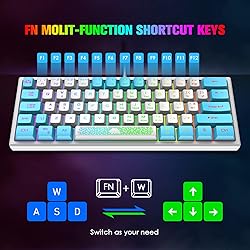 60% Gaming Keyboard and Mouse Combo Samll Mini RGB