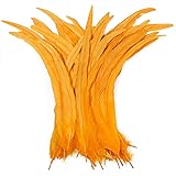 THARAHT 20PCS Rooster Coque Tail Feathers Bulk