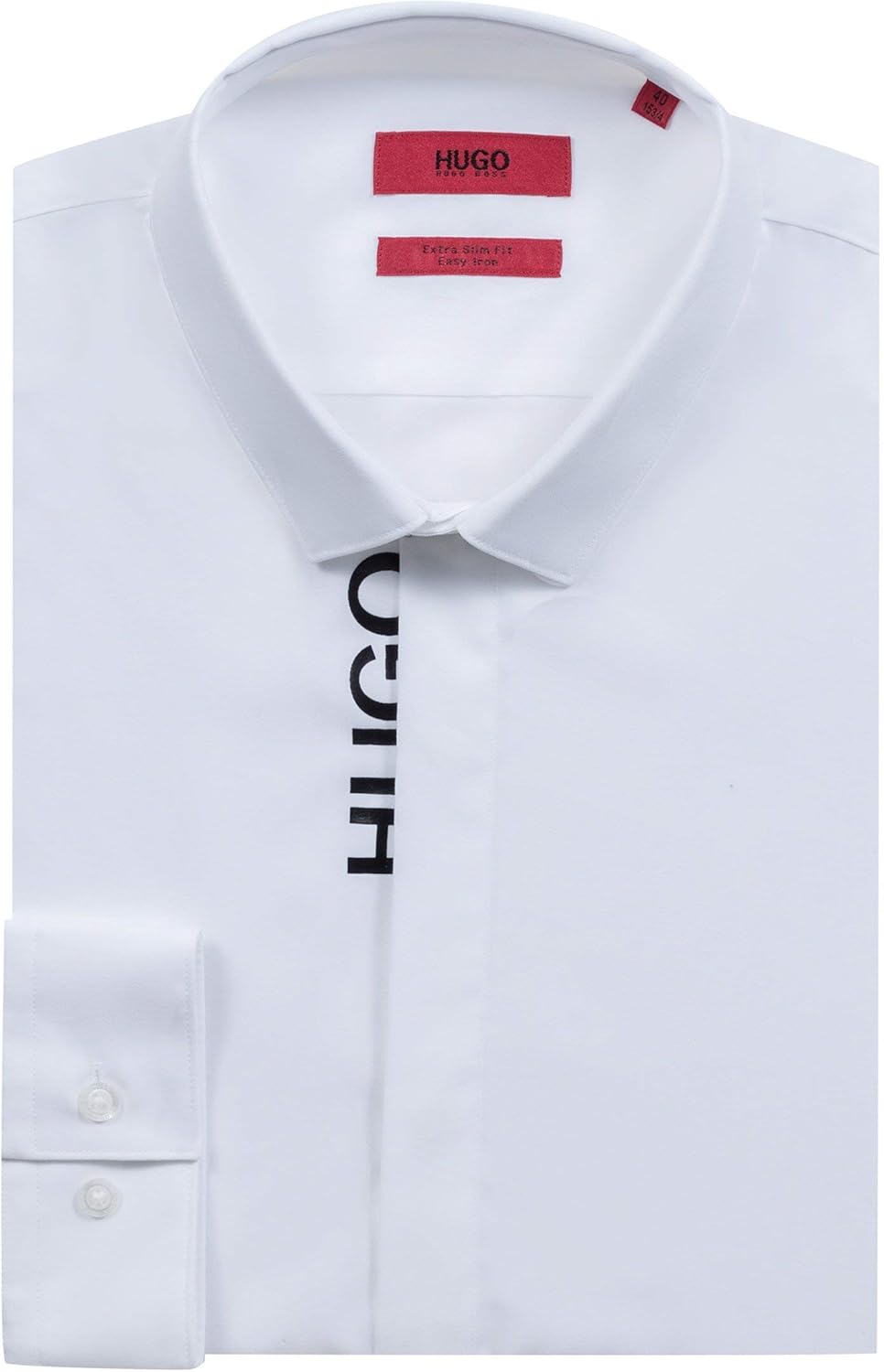 extra slim white dress shirt