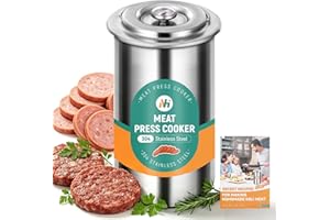 Newhai Ham Maker Meat Press Tool for Making Ham Meat Deli Homemade Lunch with Thermometer Stainless Steel