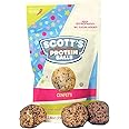 Scott's Protein Balls Plant Based Protein Balls, Confetti Protein Balls, 6 Resealable Bags, 4 Protein Balls per Bag, 24 Count