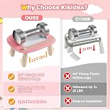 Kikidex Magnetic Drawing Board Pink for Toddlers 1-3 Years 8.7in Doodle view 2