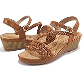 Aomigoct Wedge Sandals for Women Dressy: Comfortable Strappy Womens Platform Sandals - Casual Summer Wedding Walking Shoes