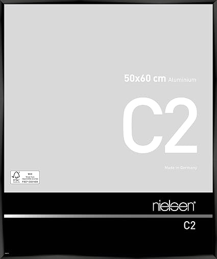 Cadre Alu C2 Nielsen Noir Anodise 016 50x60 Amazon Fr Cuisine Maison