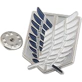 Armear Wings of Liberty Wings of Freedom Survey Corps Pin - Metallic