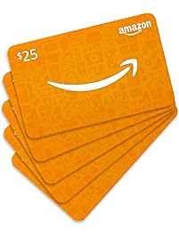 Amazon.com $25 Gift Card- Pack of 5 Cards