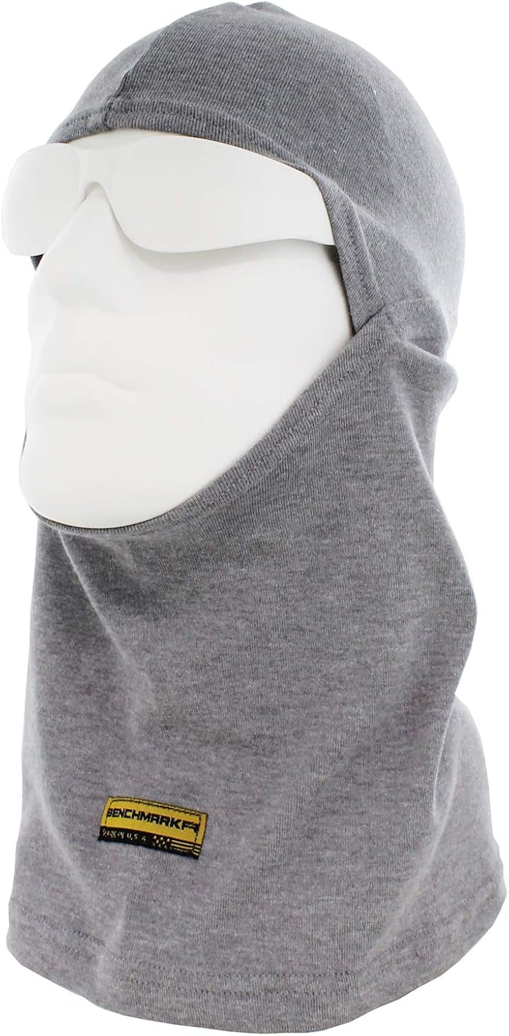 BENCHMARK FR Flame Resistant Lightweight Balaclava, One Size, Gray, Made in USA at  Men’s Clothing store