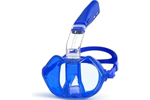 Greatever Half Face Diving Mask, Innovative with Nose Breathing, Comfortable & Breathable Fit,Detachable Breathing Tube,and Home Water Sports