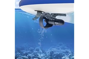 Ageanbri Underwater Thruster Underwater Scooter Electric Fin Stand Up Paddle Board 12V Sea Scooter for Paddleboard, Fishing Board, Surfboard, Max. Thrust: Within 1102.31 lbs