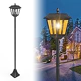 A.bigwhale 67" Solar Lamp Post Lights Outdoor Post