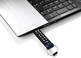 iStorage datAshur 8GB Secure USB Flash Drive PIN Protected AES 256-bit Hardware view 3