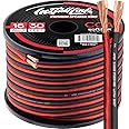 Install Link 16 AWG Gauge Speaker Wire Cable (30 Feet) Stereo, Car or Home Theater, CCA