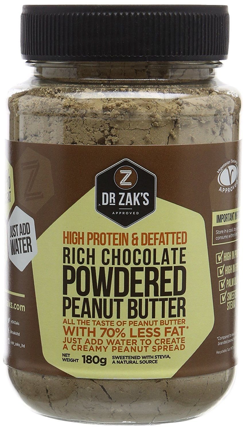 Powdered Peanut Butter 180g Rich Chocolate Grocery