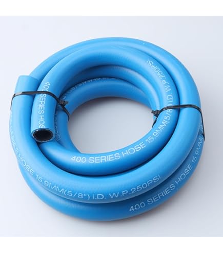 FlexFab 5526 Blue Silicone Heater Hose - 5/8" ID, 16mm, 350°F Rated For Coolant
