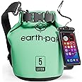 Earth Pak Waterproof Dry Bag - Roll Top Waterproof Backpack Sack Keeps Gear Dry for Kayak with Waterproof Phone Case