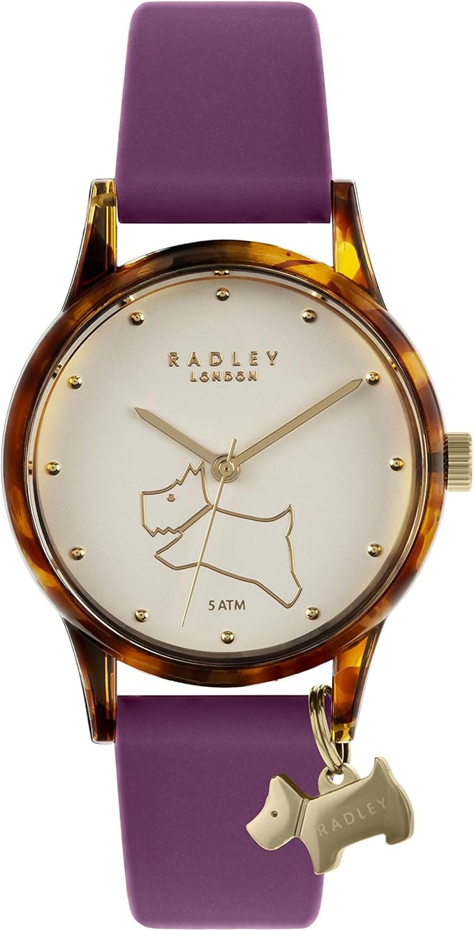 Radley Ladies Watch it! Purple Silicone Strap Watch RY2850 Amazon.co.uk Watches