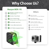 Huepar BOX-1G Green Laser Level with Pulse Mode 150° Vertical Beam 130° view 7