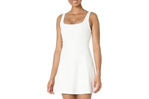 Amazon Essentials Womens Active FormFlex Buttery Soft Tank Tennis Dress with Built-in Bodysuit, Bra, & Shorts