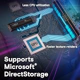 Crucial T500 4TB NVMe PCIe Gen4 M.2 SSD with Heatsink 7000 MB/s view 5