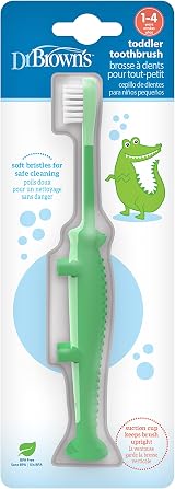Dr. Brown's Crocodile Toddler Toothbrush Green - 1-4 Years view 8