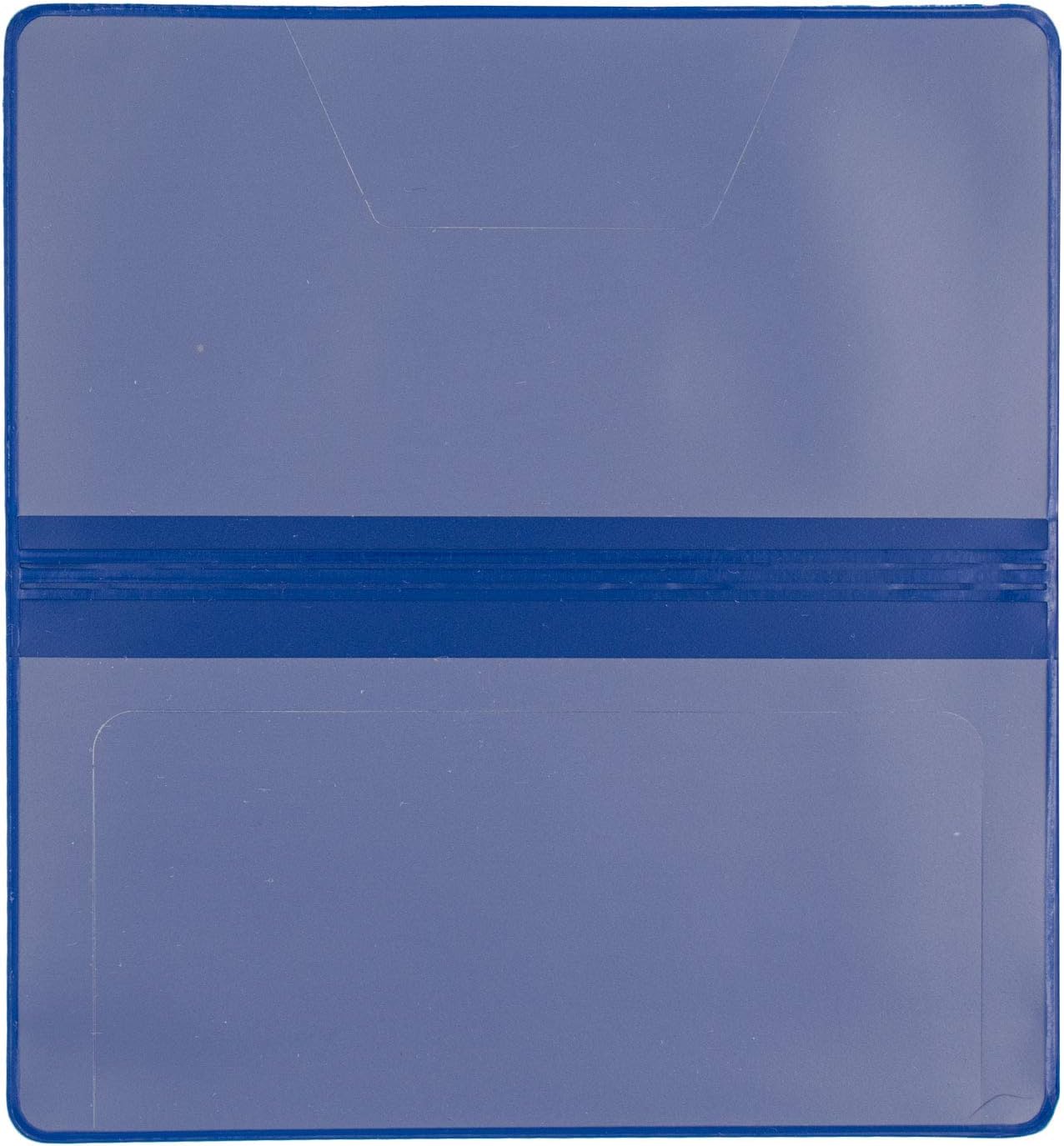 Royal Blue Vinyl Checkbook Cover, Top Tear Personal Vinyl Checkbook Cover