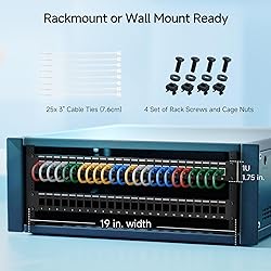 Cable Matters Rackmount or Wall Mount 1U 24 Port