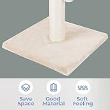 Dimaka Cat Scratching Post 74 cm Natural Sisal Beige with 4 Teasing Balls view 5