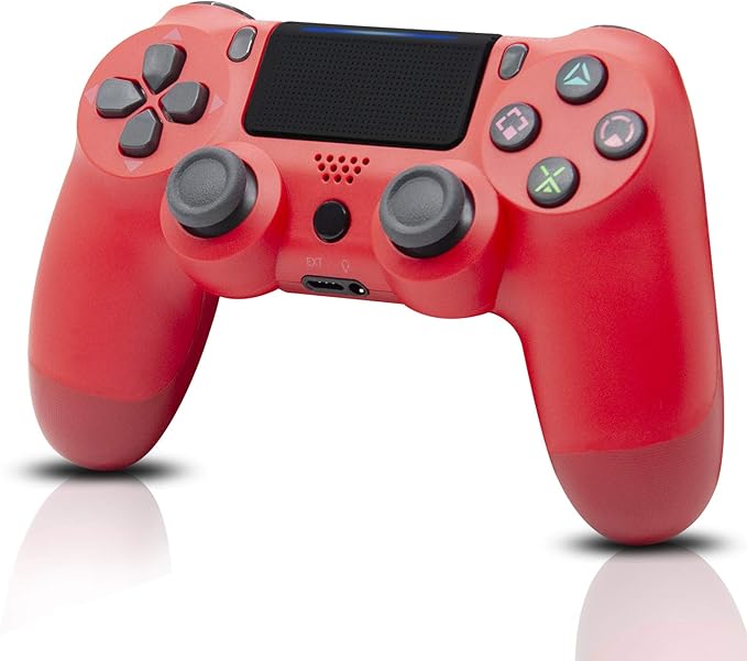 Red Wireless Controllers for PS4, Wireless Remote Control for Sony Playstation 4