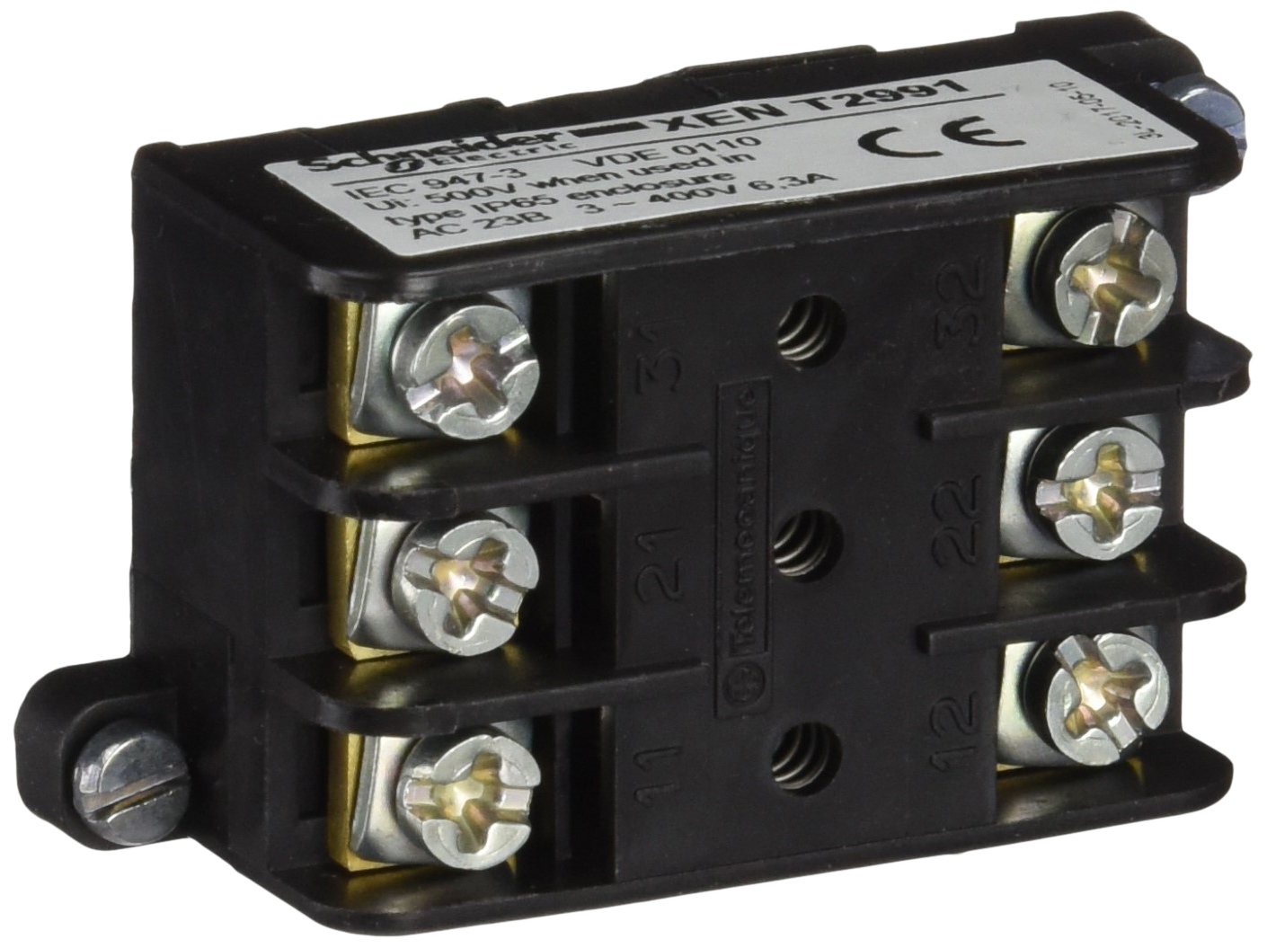 Schneider Electric XACS499 Isol Block Slow Break, Contact Block 3 Way