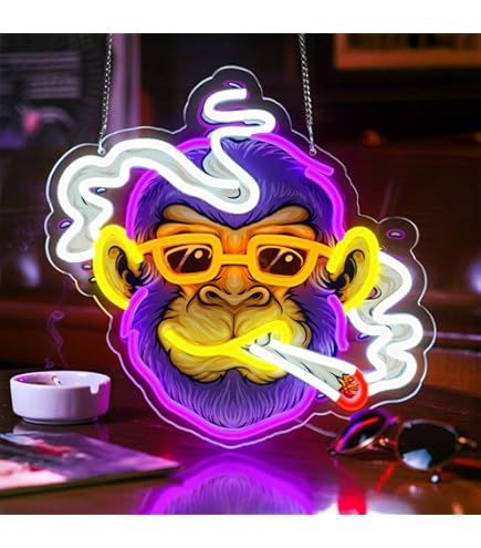Amazon.com : Alien Neon Middle Finger Neon Sign Funny Party Bar