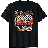 Disney Pixar Cars Lightning McQueen Vintage Race T-Shirt Small