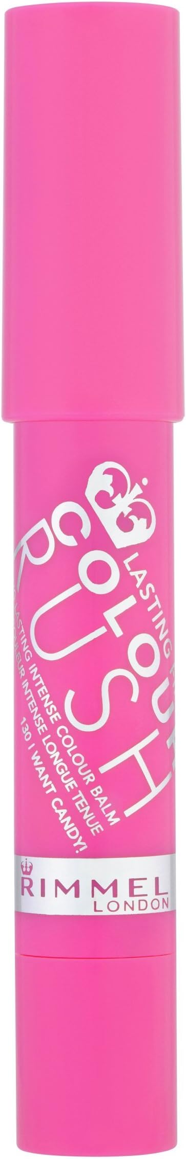 Rimmel London Colour Rush Balm I Want Candy Rita Ora Jumbo Lip Crayon New