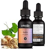 Lyfetrition GABA with L-Theanine, Ginkgo Biloba (Salisburia biloba) Extract, Organic Peruvian MACA Root (Lepidium meyenii) Extract, 118 ml, 4 FL Oz Liquid, 220 Servings, Made in USA, Quick Absorption