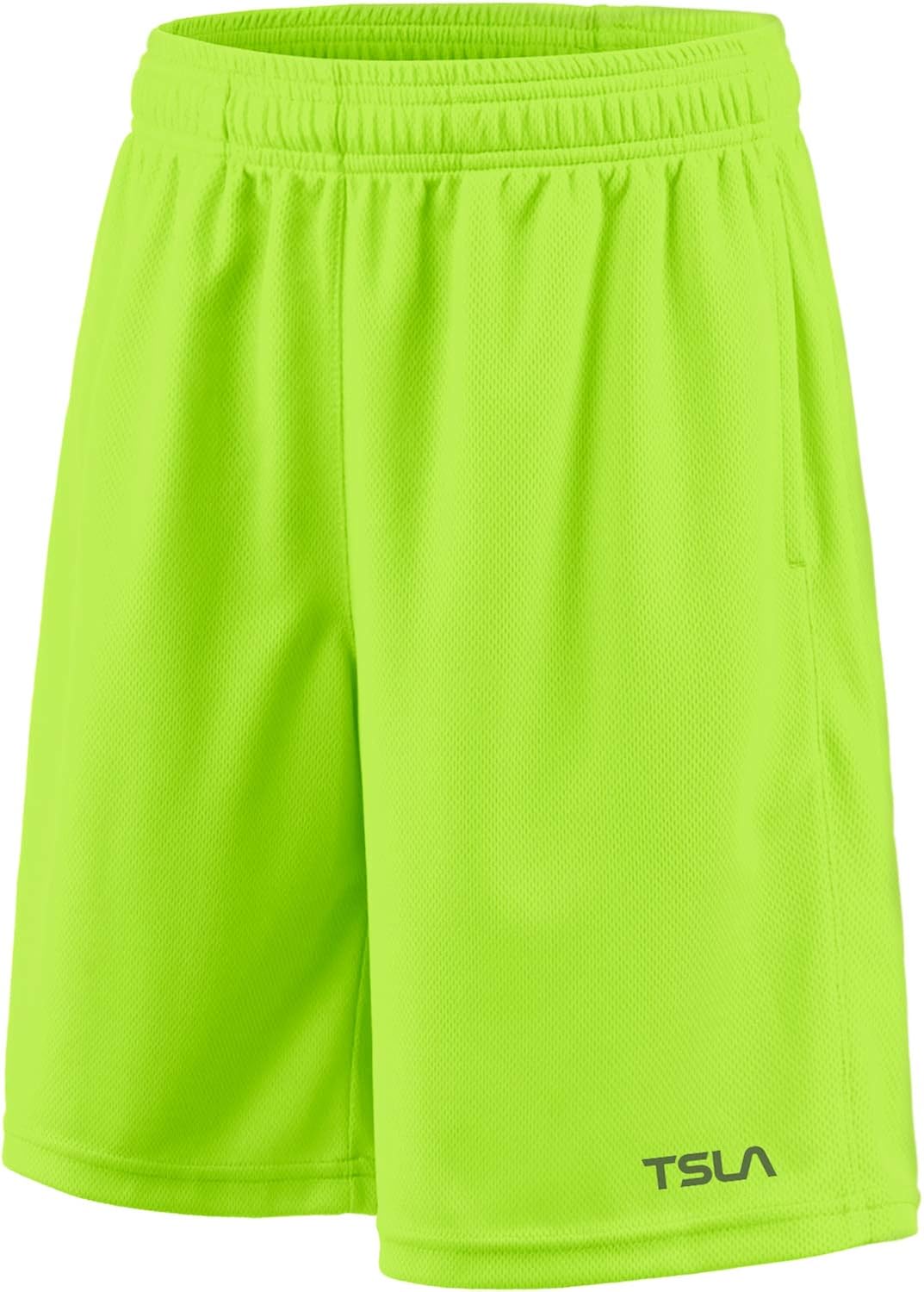 TSLA 1 or 2 Pack Boy's Athletic Shorts, Quick Dry Pull On Basketball Running Shorts, Active Sports Workout Gym Shorts : Clothing