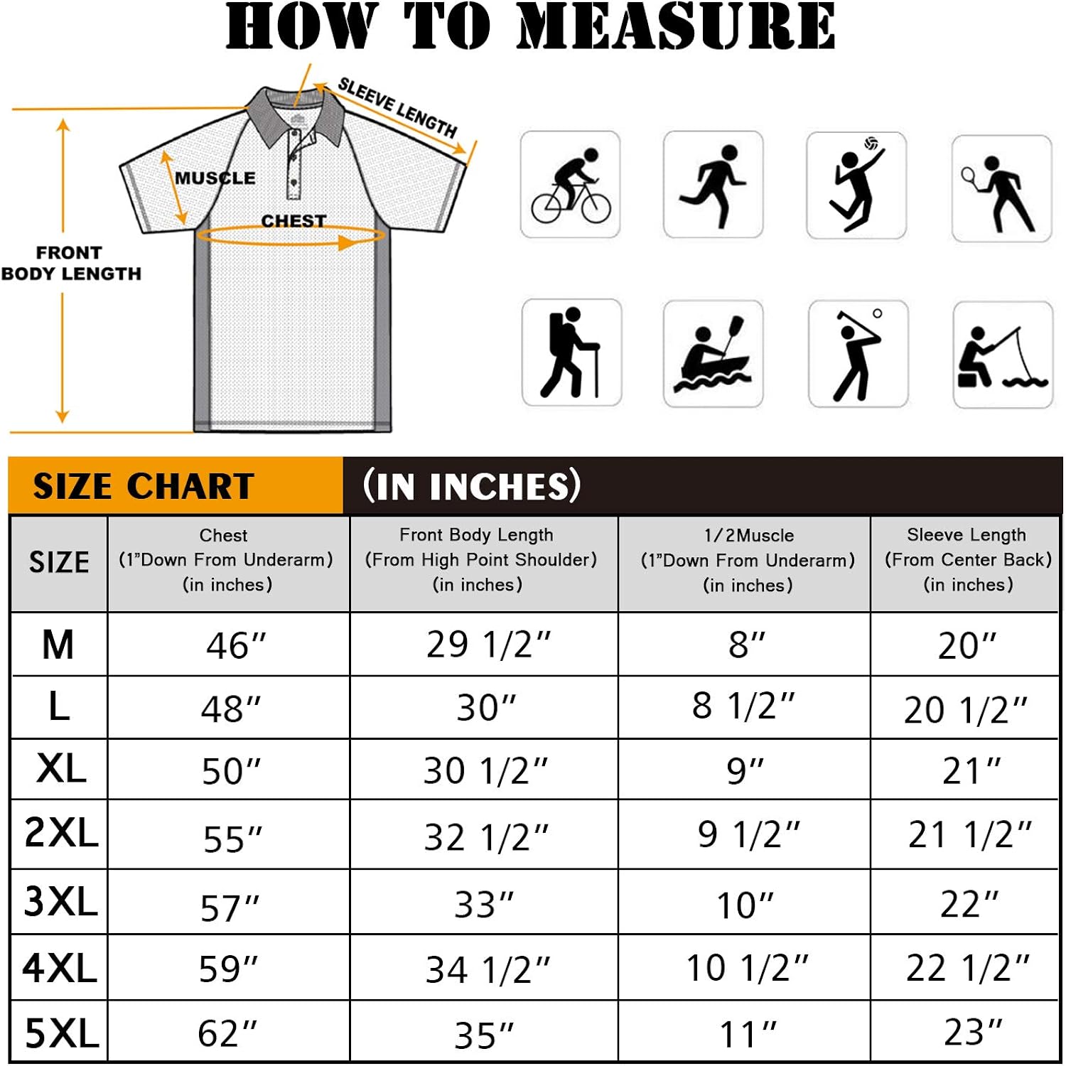 Men's Short Sleeve Moisture Wicking Performance Golf Polo Shirt Solid Color with Pocket: Clothing