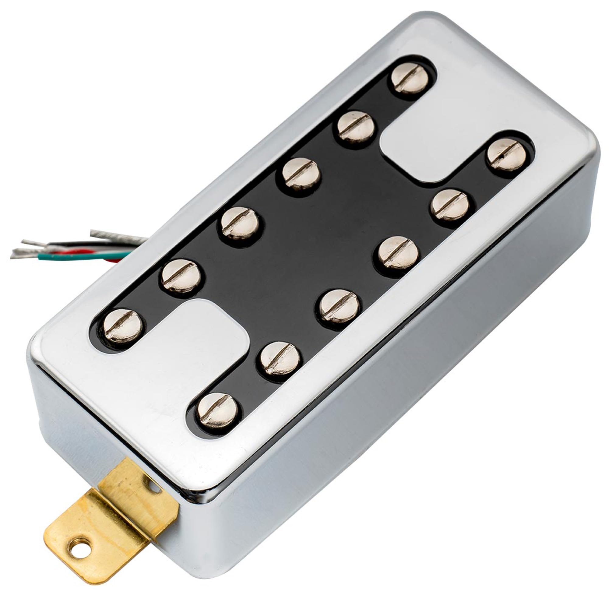 Artec MVH6A Alnico 5 Neo Traditional H Filtertron Style Humbucker Electric Guitar Bridge Pickup 6K, Chrome
