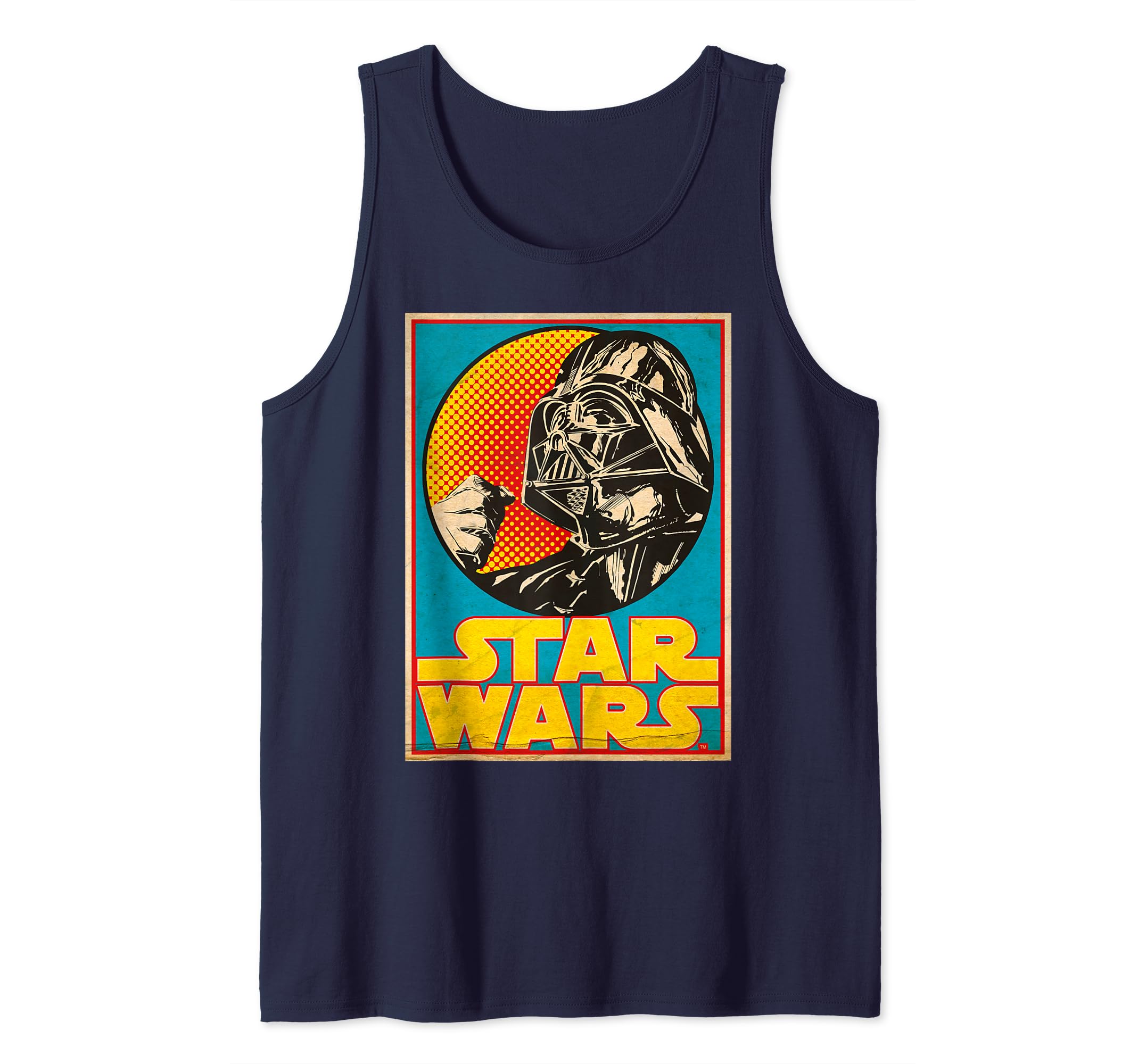 Star Wars Darth Vader Vintage Trading Card Tank Top