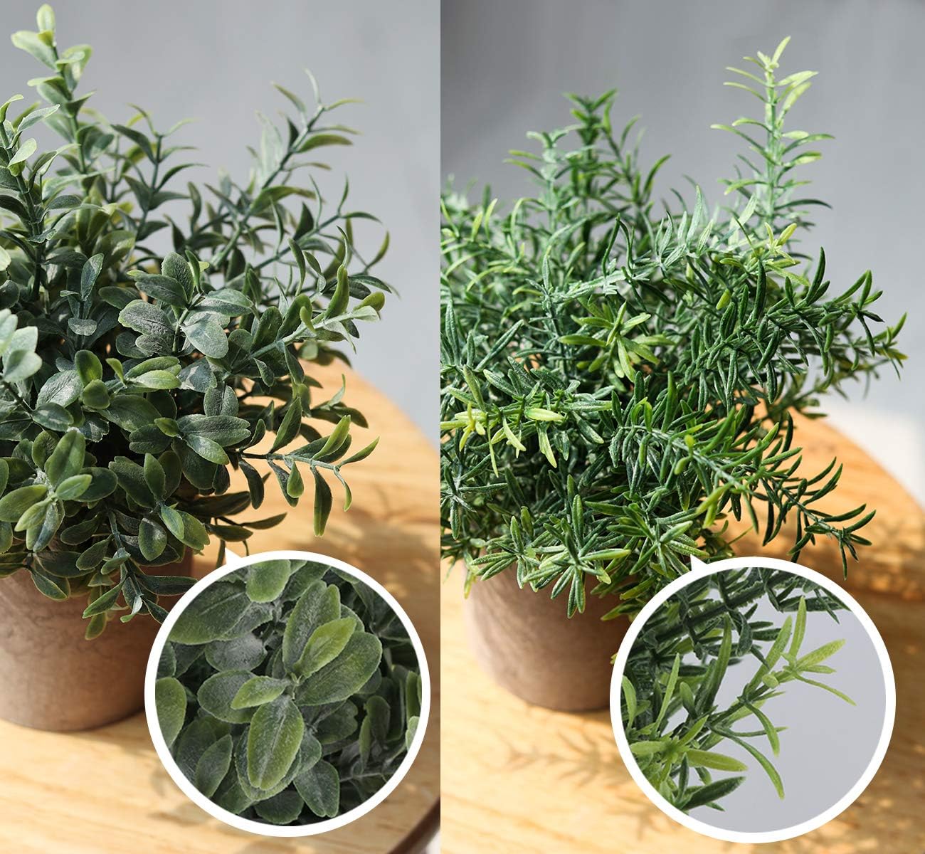 ilauke Fake Plants Pot 3PCS - Image 4