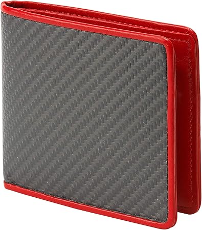 Amazon Co Jp Fruh Real Carbon Smart Wallet Gl 033 Red Red Men S Wallet Bifold Cowhide Leather Made In Japan Shoes Bags