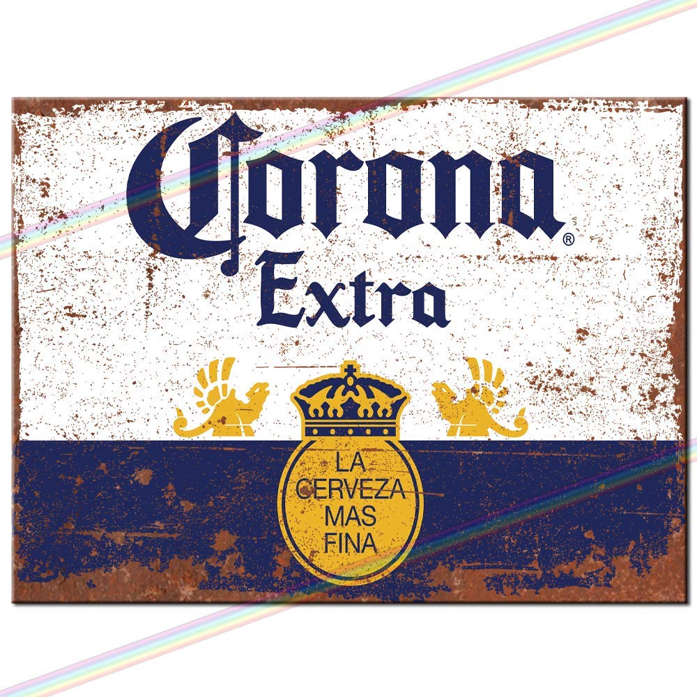 C Metal Bar Sign Logo Father's Day Gift Man Cave Tin Retro Vintage Hanging Wall Plaque Kitchen Shed Garage Large (27cm x 18cm) #MS121-L
