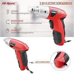 Hi-Spec 27pc 3.6V Red Small Power Electric
