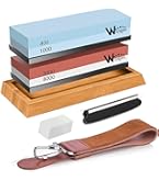 Amazon.com: vuwo Knife Sharpening Stone Kit - Whetstone Grit 400